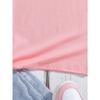 European sizes Girls' Summer Clothing, Toddler Girls' Outfits, T-Shirt with Eiffel Tower And Butterfly Flower Print, Creating a Stylish Look