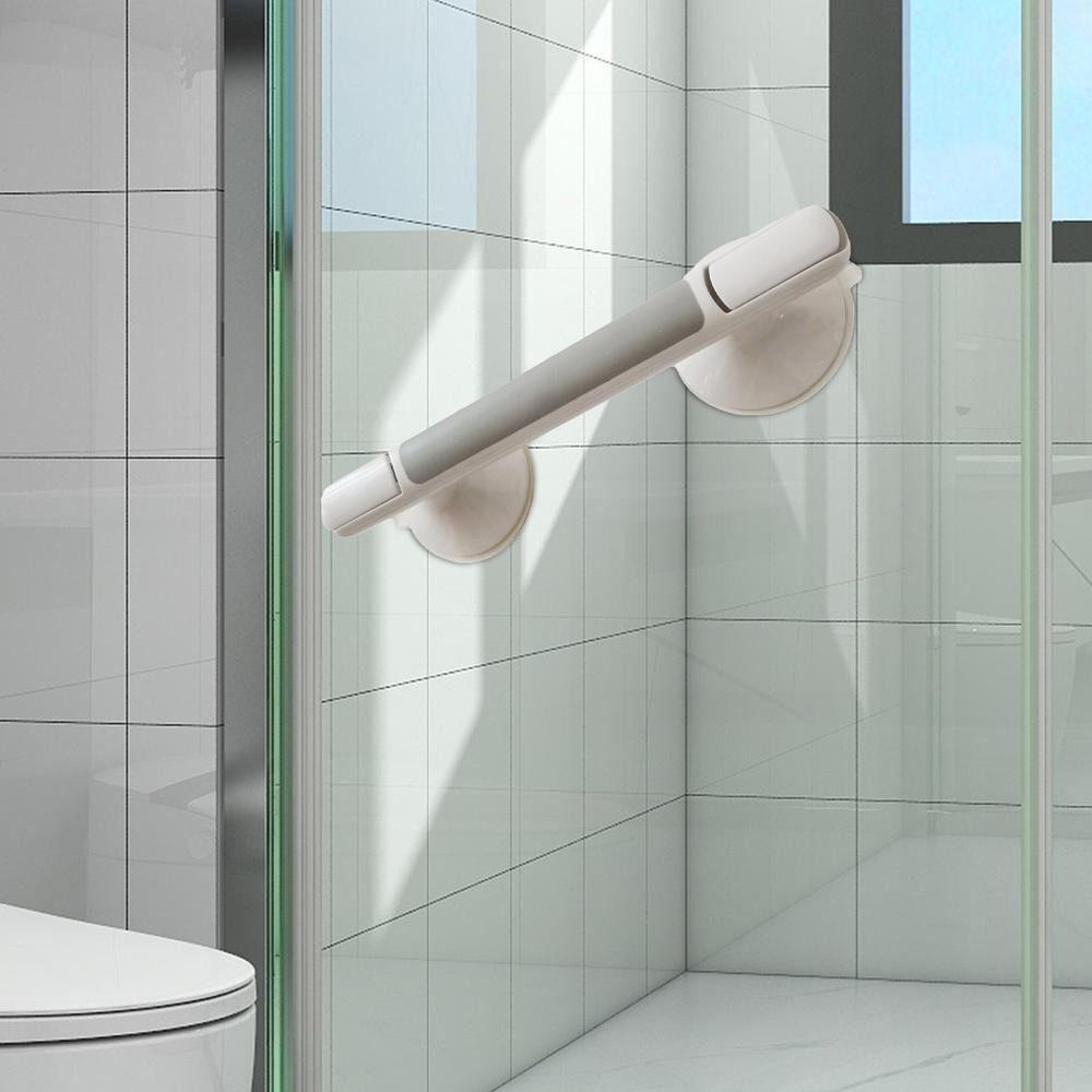 

Suction Cup Bathroom Grab Rails Non-slip No Punching Shower Safety Grab Bar Bathroom Glass Door Handrails Elderly/Children 40 X 60cm білий