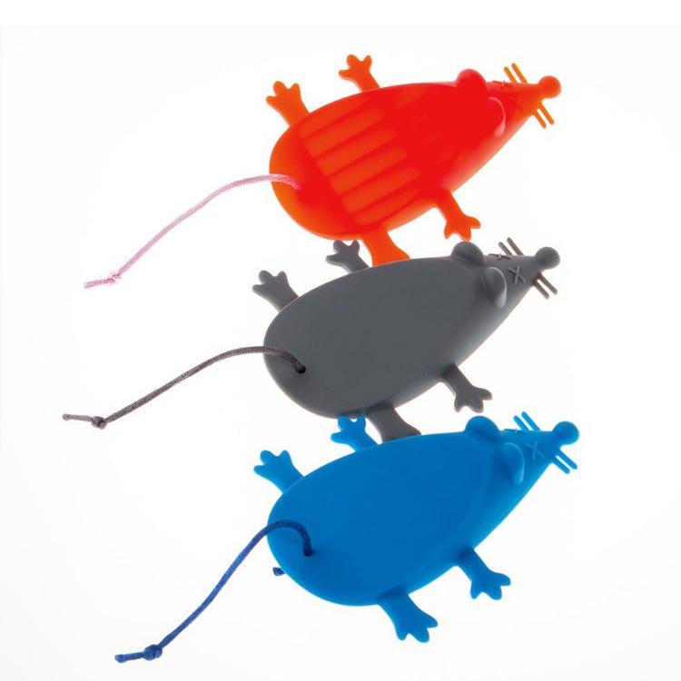 Door Stop Silicone Mouse Shape Protection for Home Safety Stopper Security Guard