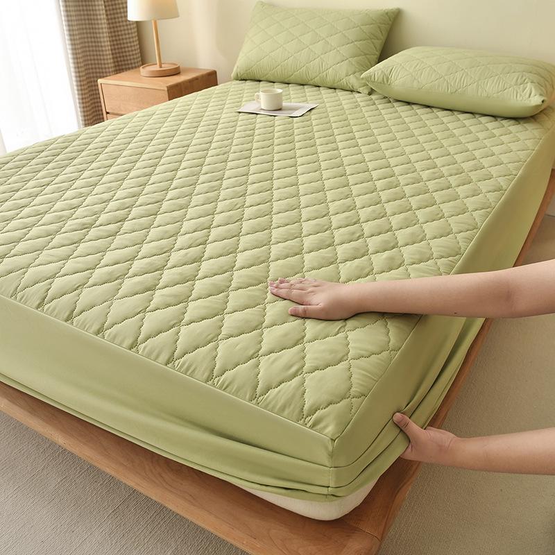 

Водонепроникний стьобаний захисний матрац: Дихаюча, Пилонепроникна, Непромокаюча Натяжна Простиня-Чохол. 160*200cm Quilted Waterproof Sheet