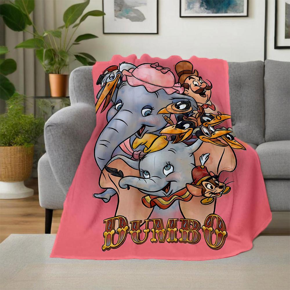 1pc, Dumbo Blanket Soft Throw for Home Decor, Gift Idea for Family and Friend, Seasonal Use, Living Room, Travel