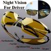 FG Yellow High-end Night Vision Driving Eyeglasses UV Sun Glasses Glasses PC Ultralight Driver Mirror Outdoor Driving Goggles Men