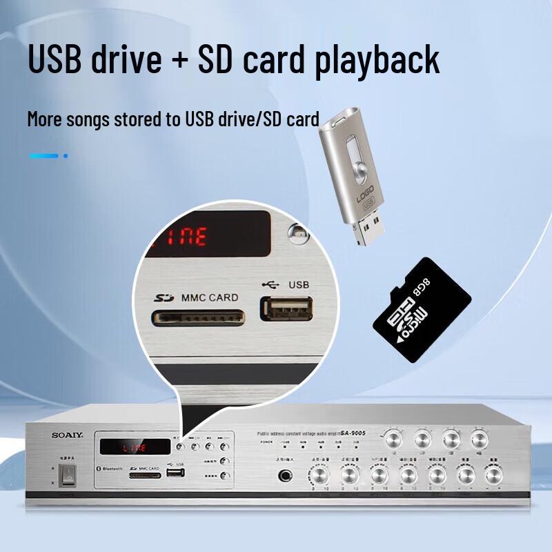 Soaiy SA-9005Y Bluetooth Ceiling Speaker System CN Plug (adapter Included)