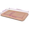 VidaXL Matelas Lit Panier pour Chiens Animaux de Compagnie Taille M Beige 170467