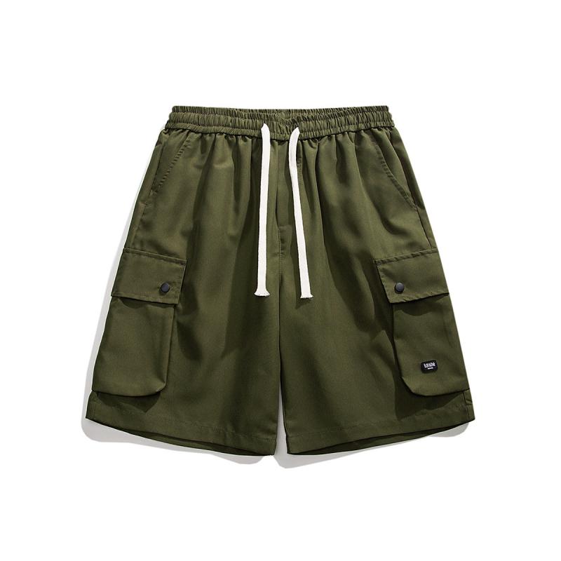 Sommer-Cargo-Shorts für Herren, Harajuku, Y2k, Retro, All-Match, Baggy, gerade Hose, weites Bein, neue Arbeitshose für Herren, Größe M-5XL