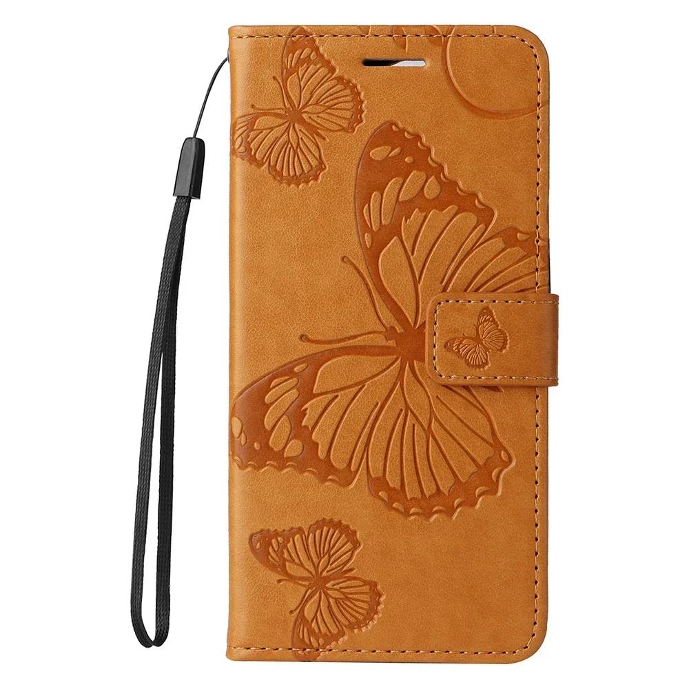 3D Embossed Pattern Flip Case For Moto G06 G56 G86 G05 G15 G55 G85 Stand PU Leather Wallet Cover Card Holder Strap