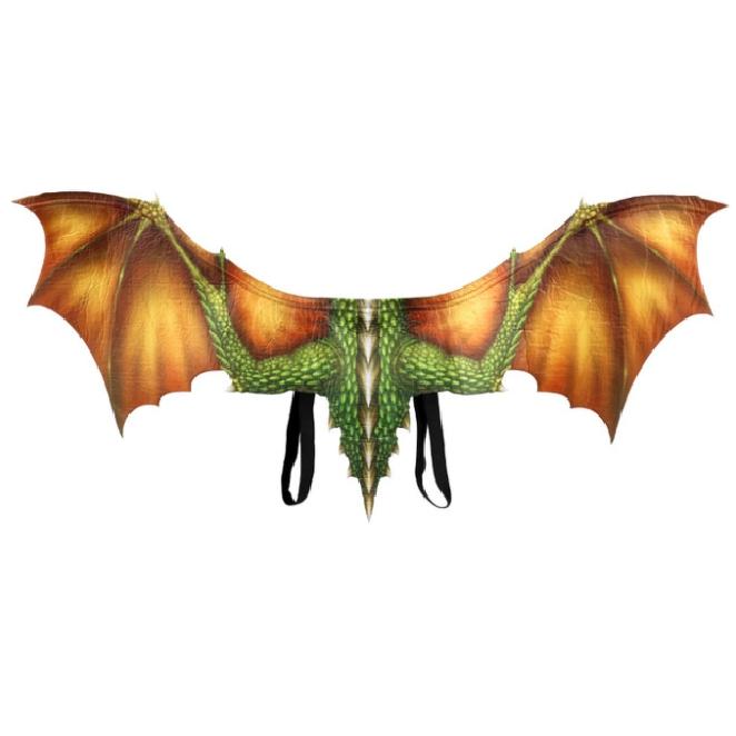 Halloween carnival adult decoration non-woven dragon costume red wings Cosplay wing costume props for