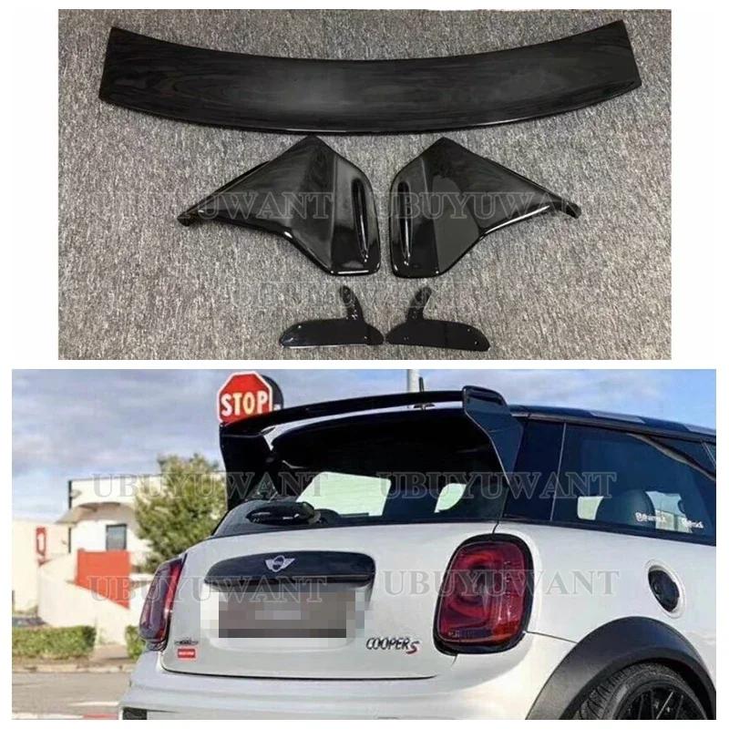 AZHKP1 For BMW MINI Cooper F56 2014-2020 Type B JCW Style Carbon Fiber FRP Roof Spoiler Rear Wing Exterior Body Kits (NOT FOR F55)