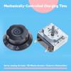 120 Minutes Mechanical Timers Replacement Set Including Knob and Mounting Screws for Chargers Timers Compatibility
