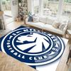 Millwall Football Design Crystal Velvet Carpet Cozy Non?Slip Printed Rug For Bedroom Living Room Entrance