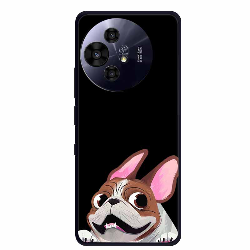 Coque For TCL 50 Pro NxtPaper 5G Case Shockproof Black Silicone Soft TPU Back Cover For TCL 50 Pro NxtPaper Phone Case Cartoon
