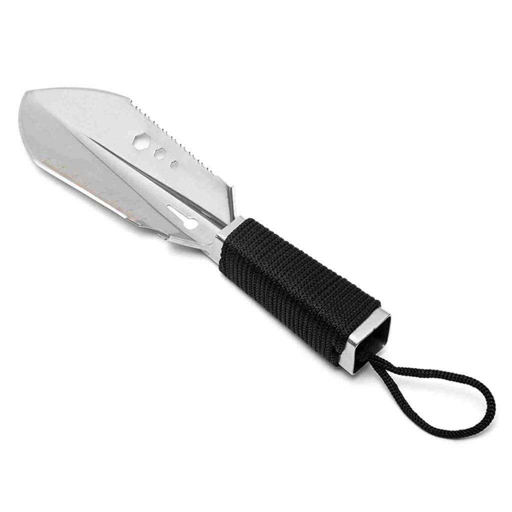 8 in 1 Multi Tool Camping Shovel Outdoor Portable Hand Shovel with Storage Pouch for Hiking Backpacking Gardening