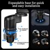 Cup Holder Phone Mount 2 In 1 Drink Extender With Phone Stand 360 Degree Rotation Non-Slip Car Water Bottle Holder For Vehicle
