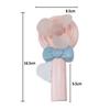 Cartoon Lollipop Hand-Press Mini Fan for Kids - Pink, Seasonal, Handheld, Pressure-Driven, Fun & Playful Gift