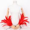 Large Feather Bracelet Cuffs for Halloween & Christmas Costumes