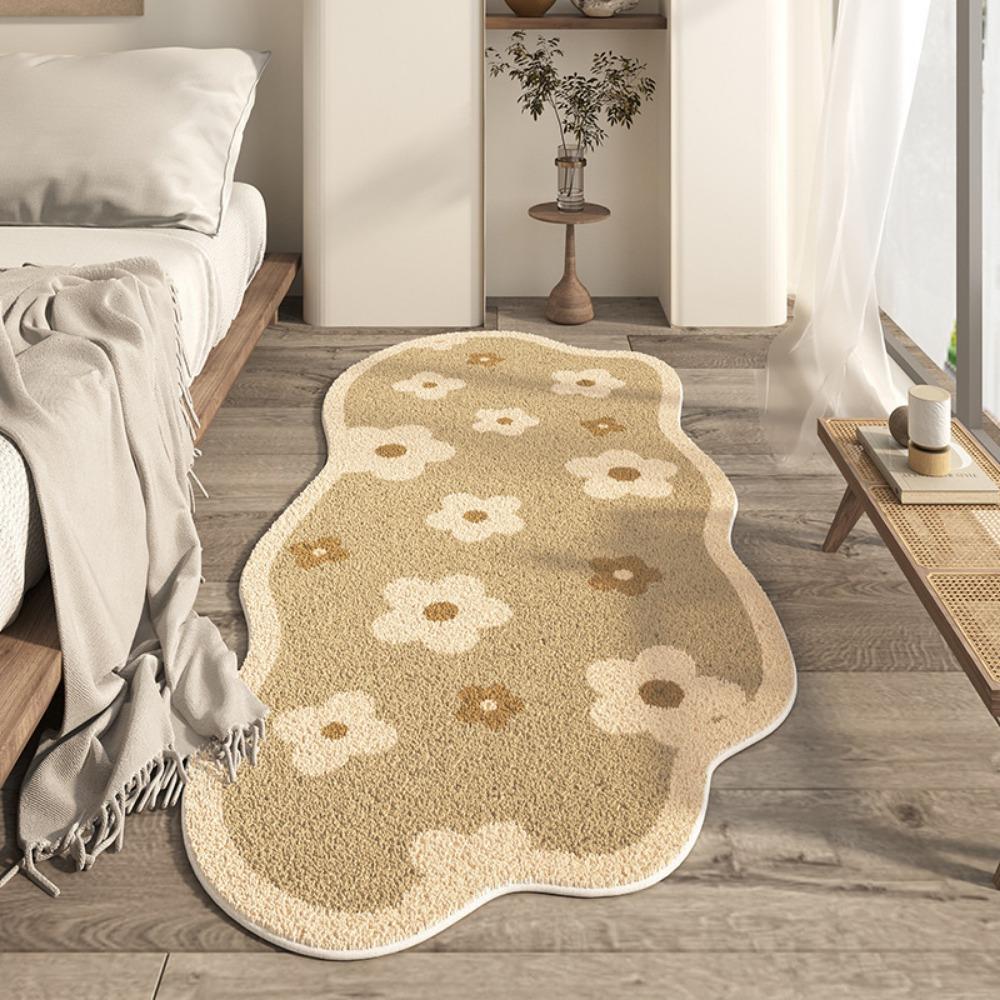 Simple Special-shaped Imitation Cashmere Carpet Living Room Dirt-resistant Table Mat