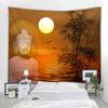 Indian Buddha Art Tapestry Wall Hanging Meditation Mandala Room Wall Decor Boho Home Aesthetics Home Decor Background Fabric