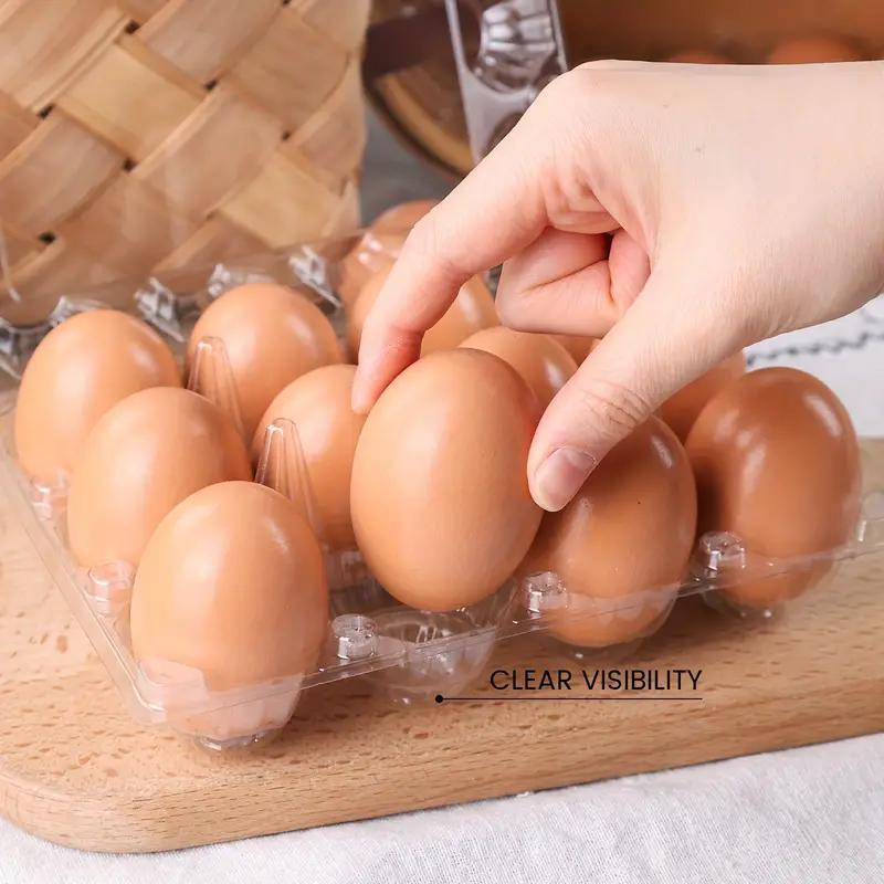 1/5pcs Egg Storage Box Refrigerator Food Grade Fresh-Keeping Box Disposable Plastic Egg Tray Shockproof Plastic Egg Protect Tray