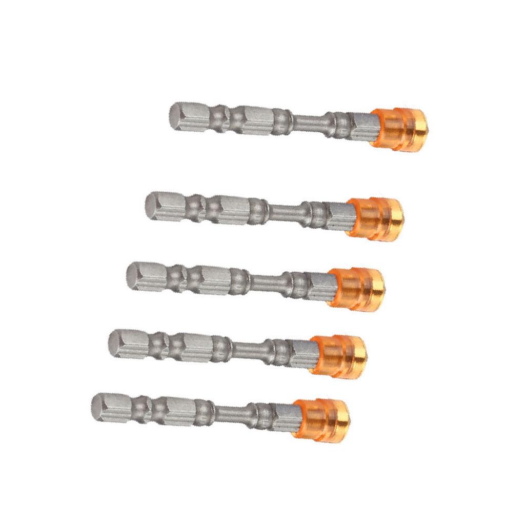Magnetischer Kreuzschlitz PH2 Schraubendreher-Bitsatz für Trockenbauschrauben 1/4 Zoll Schaft (Gelb)