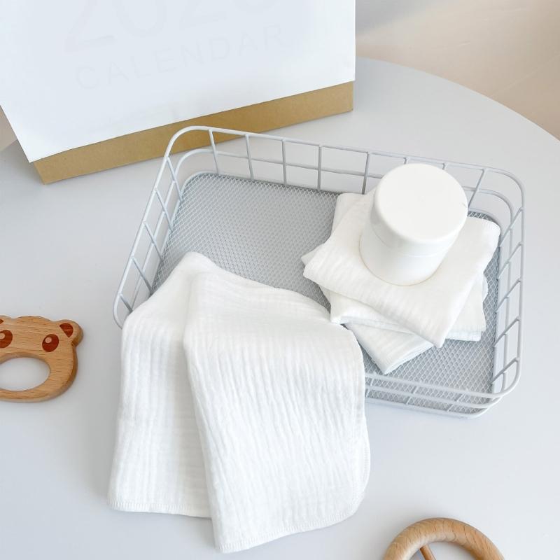 Nursing Towel for Newborn Toddler 4-Layers Cotton Wiping Towel Face Towel Muslin Washcloths Saliva Wipes Nursing Towel