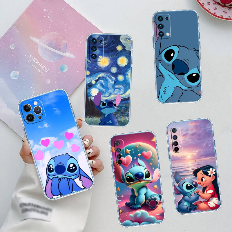 Cute Lilo Stitch Phone Case for Motorola Edge 20 30 S30 40 50 Fusion Lite Plus Pro Neo Ultra One Hyper Power Action Zoom Macro Vision