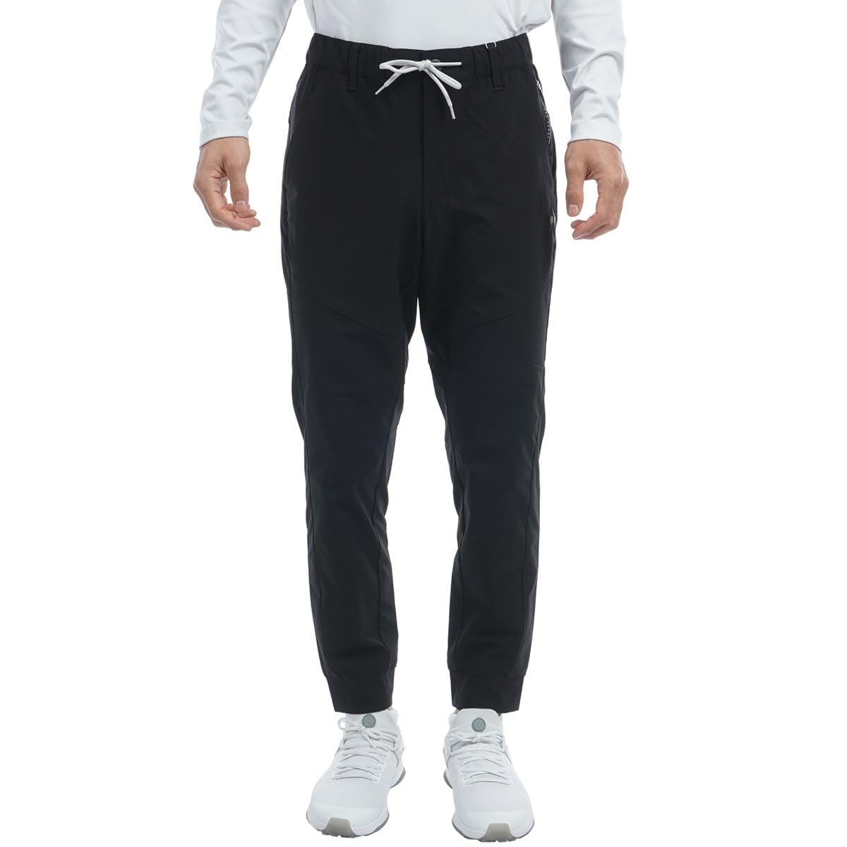 

Coq Sportif Golf Pants Jogger Pants Elastic Waist Sweat Absorbent Quick Drying Sporty Golf LG4FLP53M BK00 [Le Golf] [Stretch Forcer] Men s (черный)