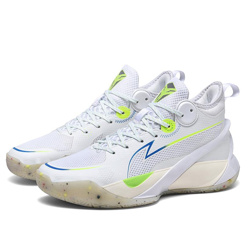 Glow-in-the-dark technology high rebound real combat basketball shoes comfortable match students low-top training sports shoes