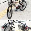 Mountain Bike Folding Storage Basket Bike Basket Front And Rear Hanging Thin Side Trailer Basket Bike Accessories Bike Basket
