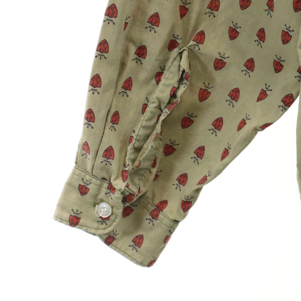 PENNEYS 60s Vintage Overall Handle Long Sleeve Button Down Shirt L Beige Men's Used