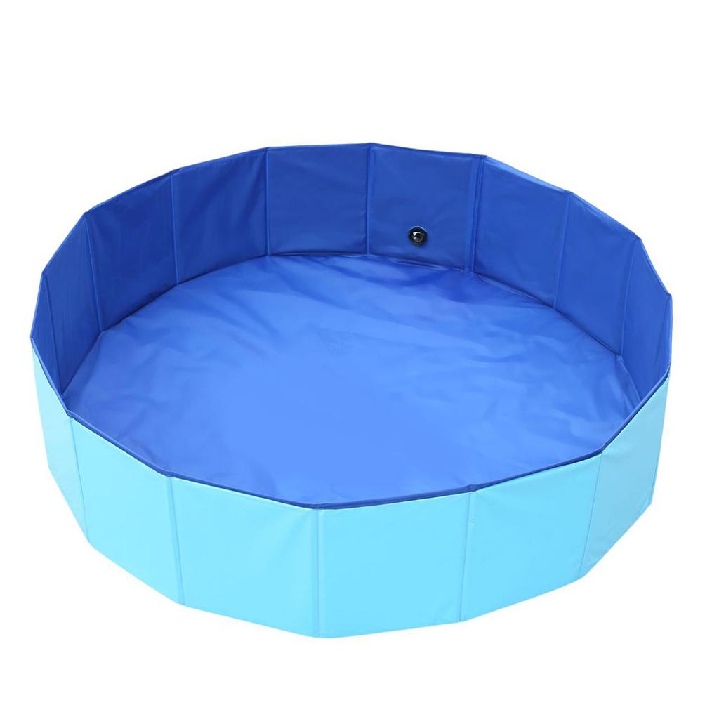 Piscina Portatile per Cani Vasca da Bagno Pieghevole per Animali Domestici Piscina da Bagno per Bambini e Cani da Interno ed Esterno Piscina Rigida per Cani per Rinfrescarsi