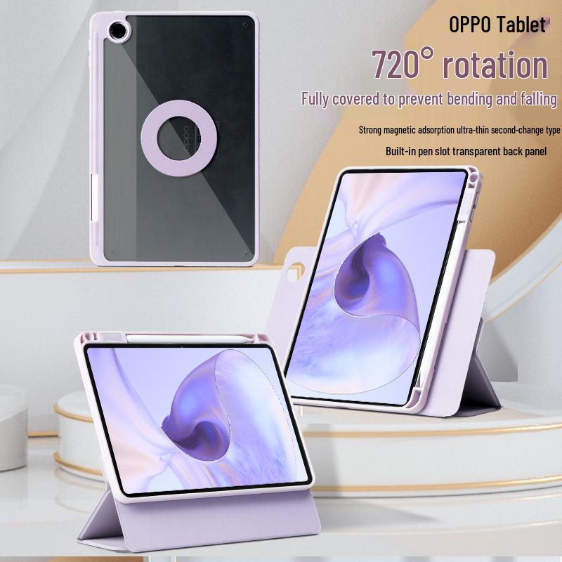 OPPO Pad 4 Pro/Pad 3 Air 2 Magnetic Anti-Bend 12.1" Leather Case