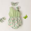 Baby Summer Clothes Baby Girls Floral Print Costume Newborn Jumpsuit Baby Rompers For Baby Girls Bodysuit Infant Clothing