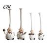 Tabletop Decorative Dolls 2Pcs Tall Hat Chef Figurine for Kitchen And Restaurant Decor, Hand-Painted Cartoon Western Food Baking Decoration
