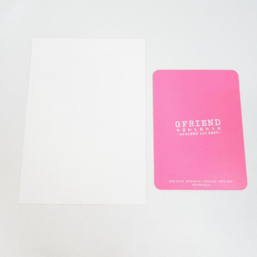 [USED] Trading card with photo "From Today We Are GFRIEND" First Press Limited Edition B