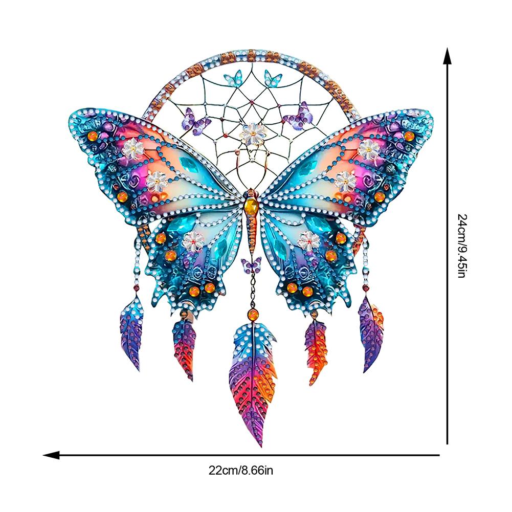 Pióro Łapacz Snów Cyrkonie Diamentowe Wisiorki Diamentowa Mozaika Ozdoby Diamentowa Mozaika Wiszący Wisiorek do Rękodzieła Artystycznego
