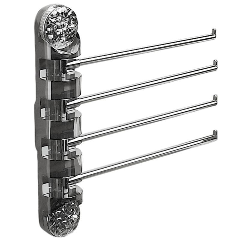 Mocny wieszak na ręczniki łazienkowe Elegancki wieszak na ręczniki z przyssawką Ścienny organizer na ręczniki do łazienki