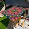 1 Stück Böhmisches Mandala Camping Sonnenschutz Überdachung Leichte Polyester Strandzelt Garten Picknick Schatten
