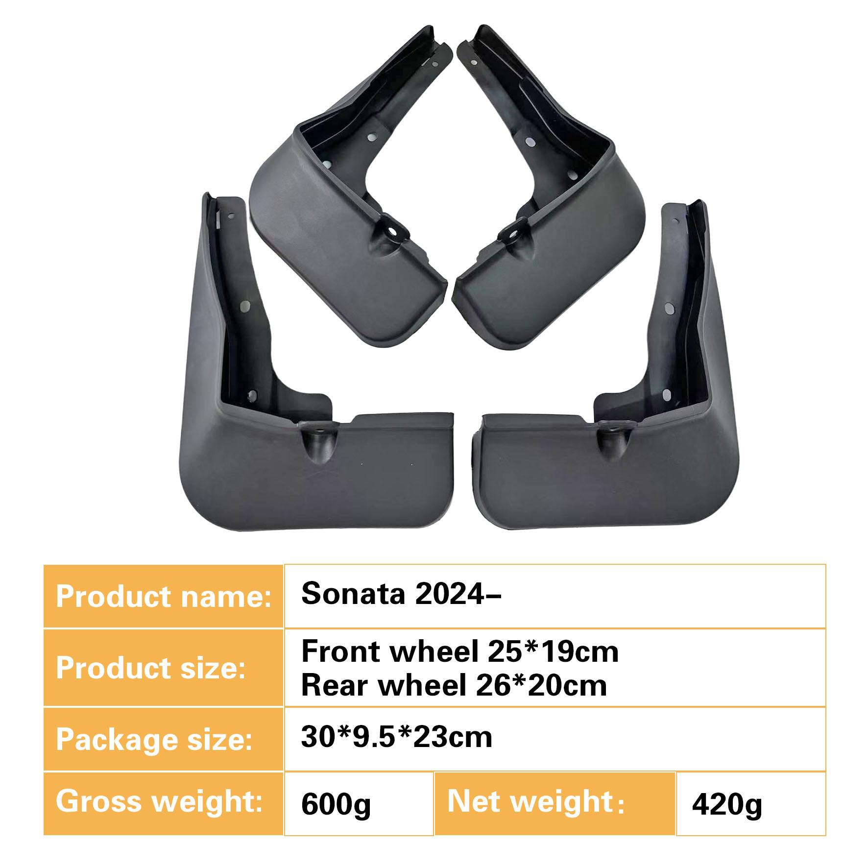 Для HYUNDAI 24 Sonata автомобильные аксессуары, детали для модификации, брызговики, передние и задние крылья колес FOR  24Sonata