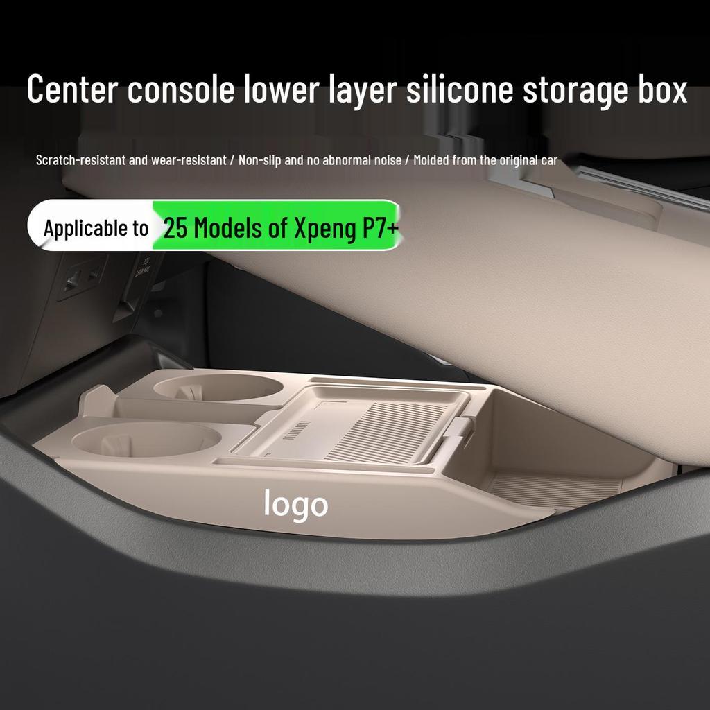 Xiaopeng P7+ Silikon Mittelkonsolen Brillenhalter & Aufbewahrungsbox