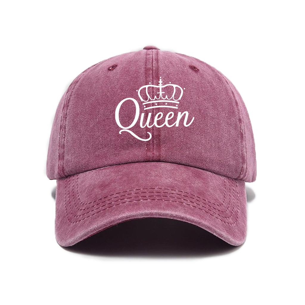 1pc Retro Washed Soft Top Baseball Caps,Unisex Outdoor Sunshade Hip-Hop Hat with Old Letter Printing,Fitted with Buckle Closure
