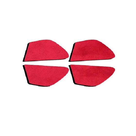 Inner Door Bowl Sticker Cover Trim 4PCS For Hyundai Elantra - Red Suede
