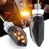 Bright LED Motorcycle Turn Signal Lights Waterproof ABS Housing Easy Installation 12V 1W For Most Models