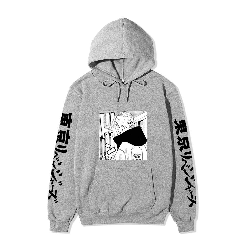 Tokyo Revengers Izana Kurokawa Unisex Fleece Hoodie Autumn Winter Anime Print Long Sleeve Casual Pullover Sweatshirt