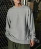 GORDON MILLER Men's Sponsor Print Sweatshirt, 12.7 oz. Crew Neck, Size M, Heather Gray, 1745171