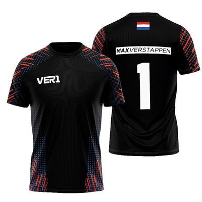 Streetwear T-Shirt Racing Herren T-Shirt Modisches, lässiges O-Ausschnitt-Oberteil, bequem, atmungsaktiv, innovative Kurzarm-Kleidung