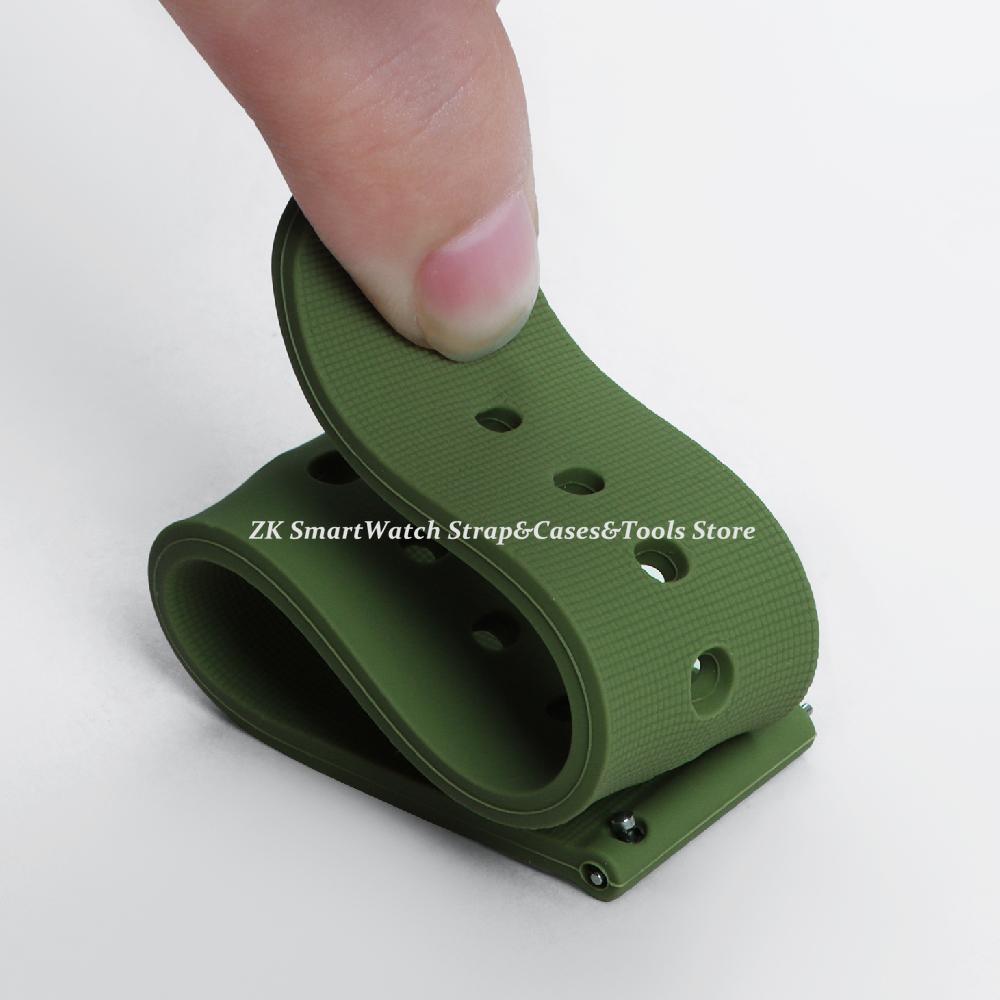 Quick Release Silicone Watch Strap 20mm 22mm Band Soft Waterproof Wristband for Huawei Gt3/GT5 Watchband for Smartwatch Watches