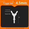 Y-Type Tee Barb Hose Connector for Water and Oxygen