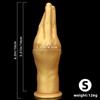 Gold Silikon Faust Anal Dilator Fisting Vibrator Riesiger Dildo Anal Plug Realistischer Schwanz Sexspielzeug BDSM Strap on Cock