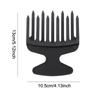 Plastic Wide Big Tooth Afro Hair Pick Comb Detangle Braid Hair Brush Oil For Head For Hairdressing Styling Modeling