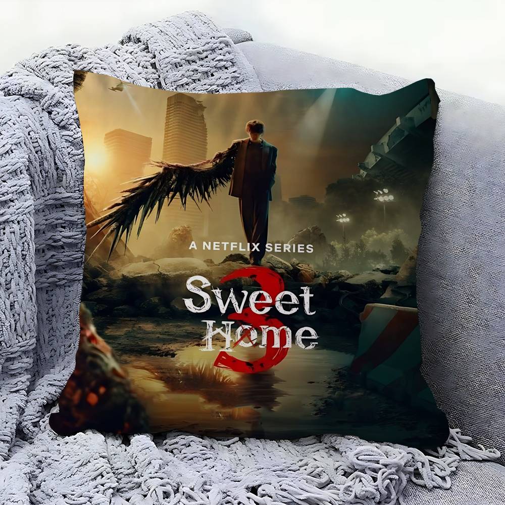 Movie S-Sweet Home Cushion Cover Pillowcase Upholstery Sofa Throw Pillow Home Decor Pillowcas
